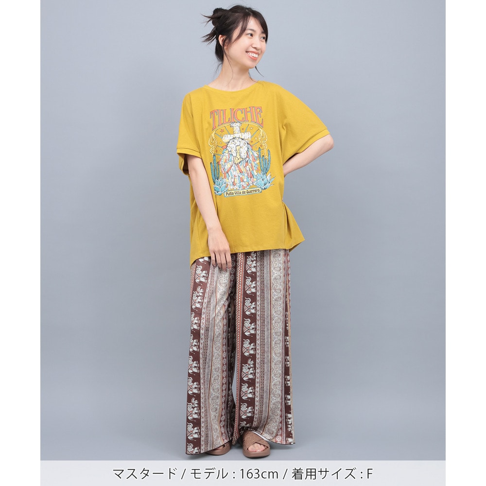 汗染み防止ティリチェプリントプルオーバー3