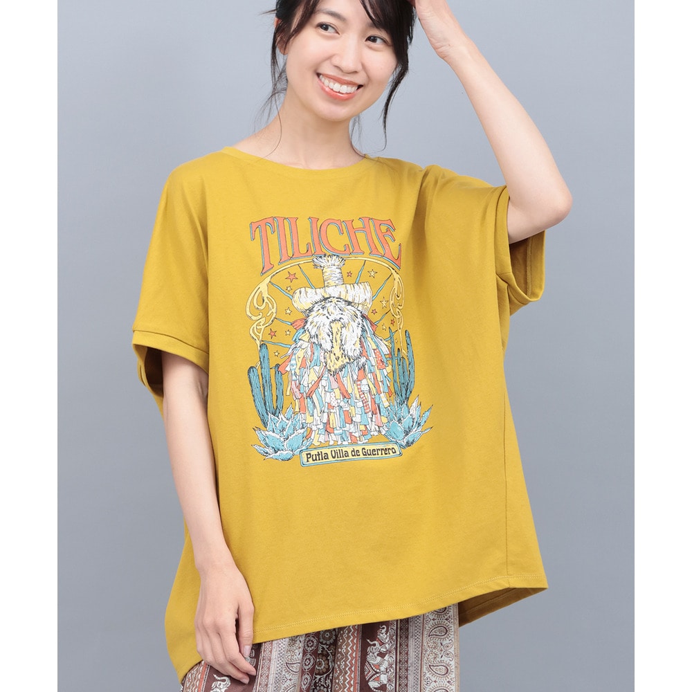 汗染み防止ティリチェプリントプルオーバー4