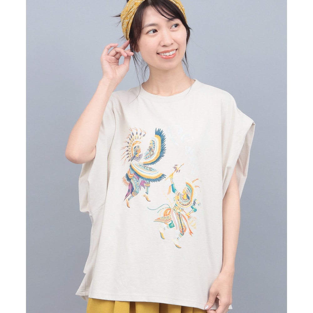 汗染み防止パウワウプリントプルオーバー2