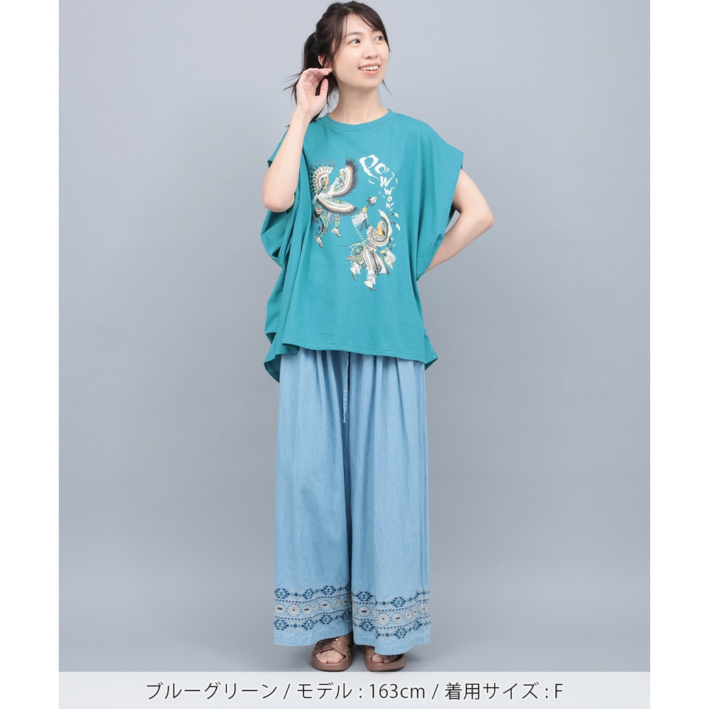 汗染み防止パウワウプリントプルオーバー3