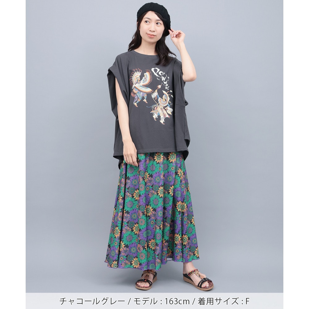 汗染み防止パウワウプリントプルオーバー5