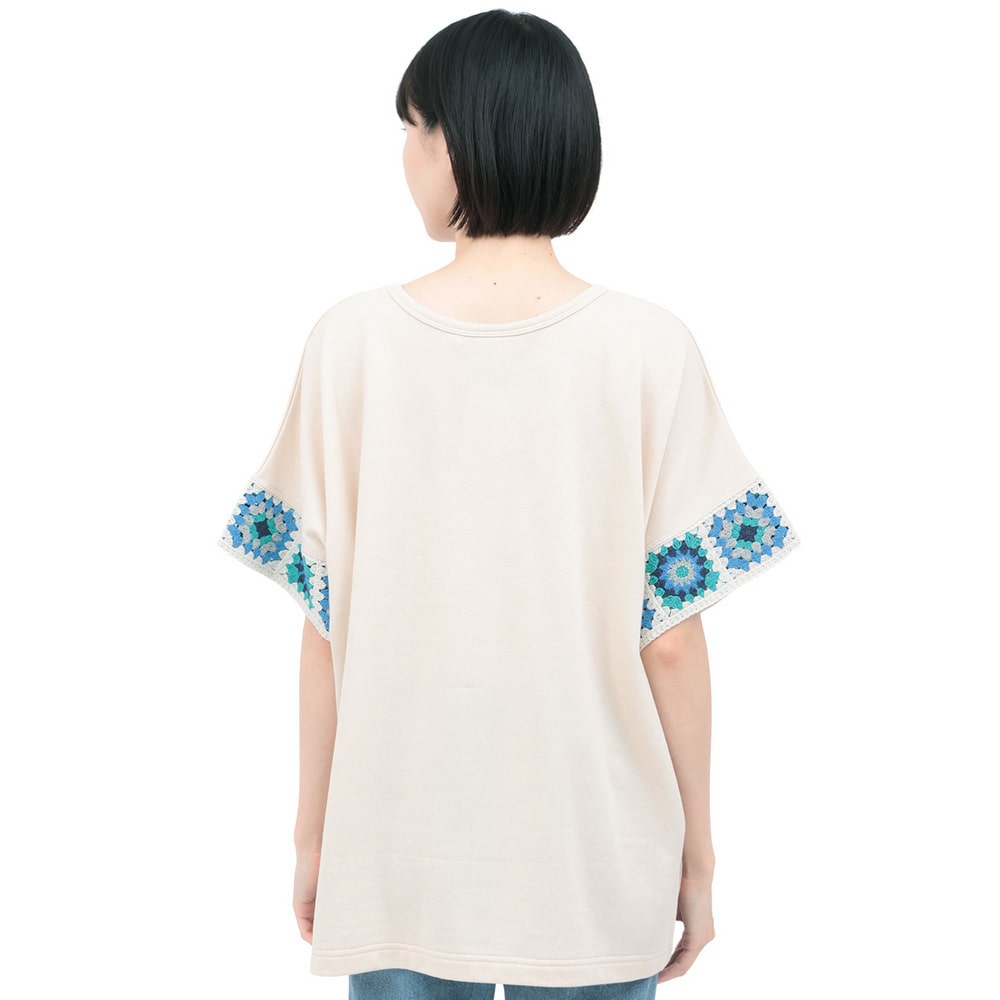 クロシェラインスリーブTシャツ11
