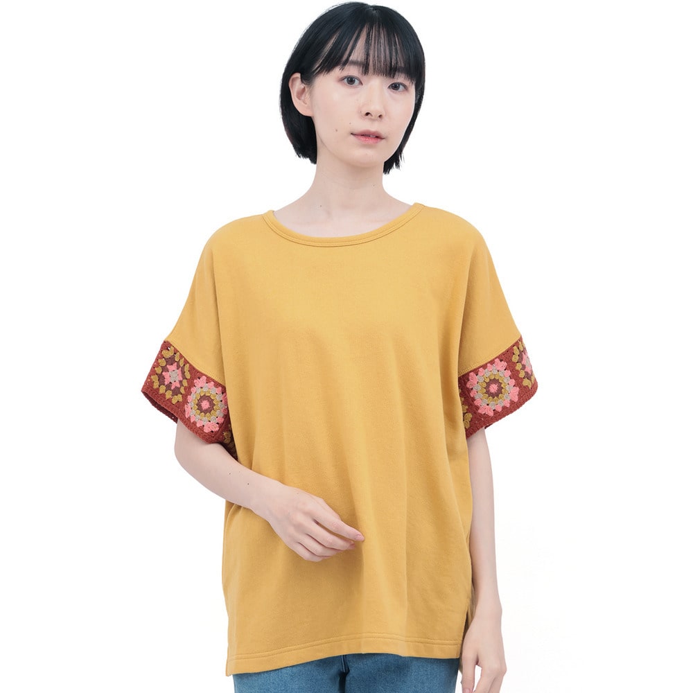 クロシェラインスリーブTシャツ8