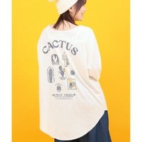 Orale! カクタスプリントロングスリーブTシャツ