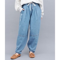 裾タブ付2WAYシルエットデニムパンツ