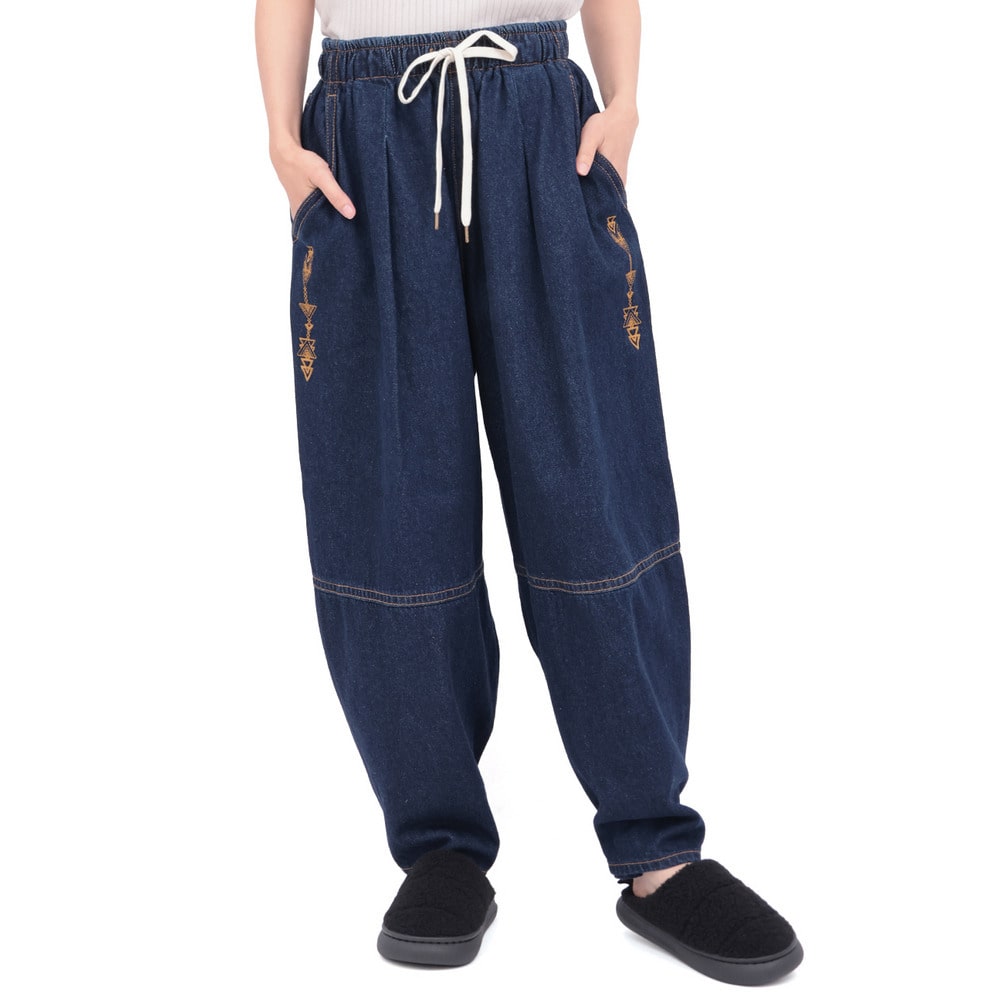 裾タブ付2WAYシルエットデニムパンツ15