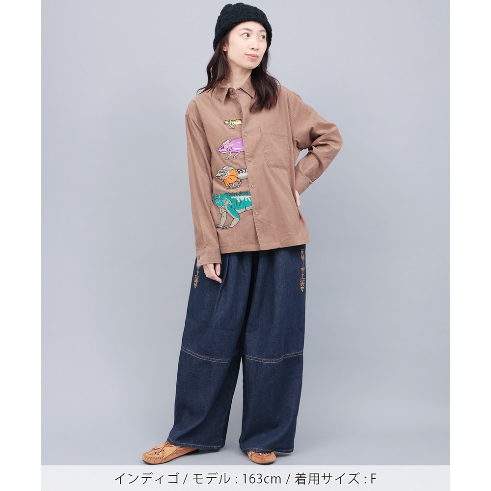 裾タブ付2WAYシルエットデニムパンツ4