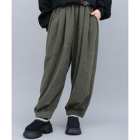 ミニコールエッグタックパンツ