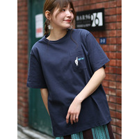 【期間限定価格】【3-5L】（男女兼用）アルパカ刺繍 Tシャツ　大きいサイズ レディース