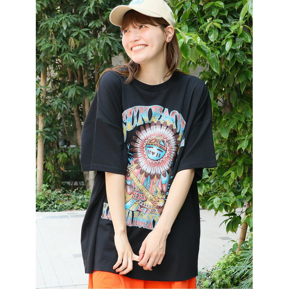 【期間限定価格】サンフェイスソロプリント　Ｔシャツ【アリノマ/Alinoma】