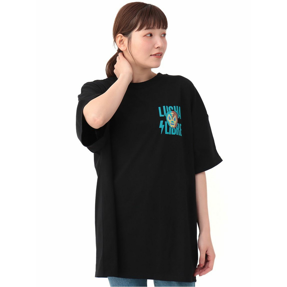 ルチャリブレプリント　Ｔシャツ ブラック 1