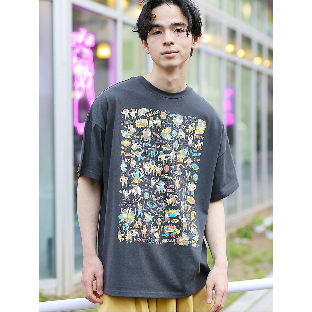 ルチャルチャパニックプリント　Ｔシャツ17