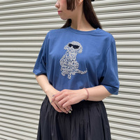 刺繍スパンコールプードルTシャツ