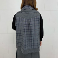 チェック切替ジレ