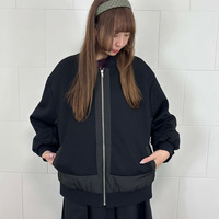 ダンボール×タフタ切替ジャケット