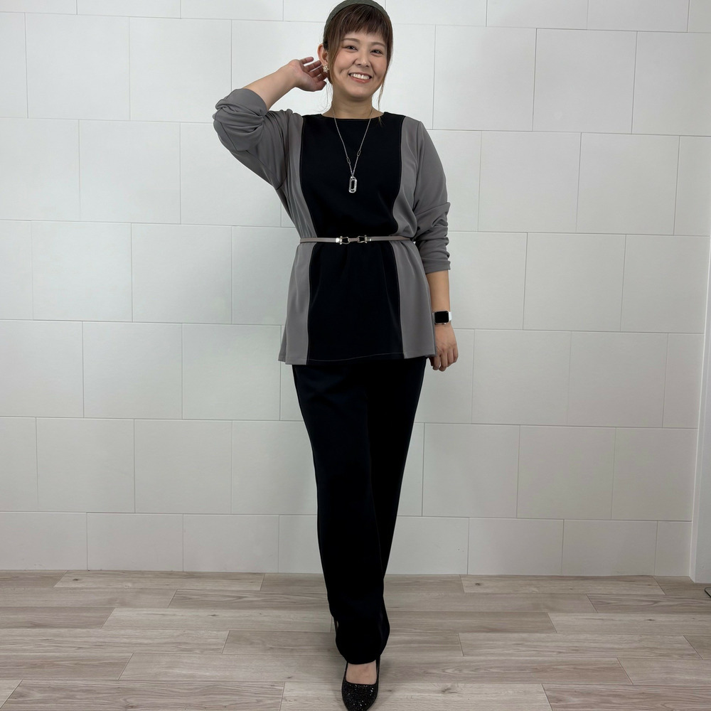 ドライスーティング配色チュニック12