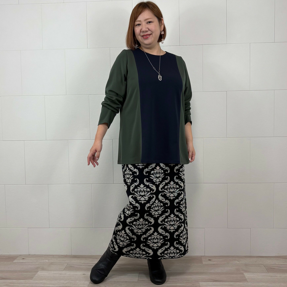 ドライスーティング配色チュニック14