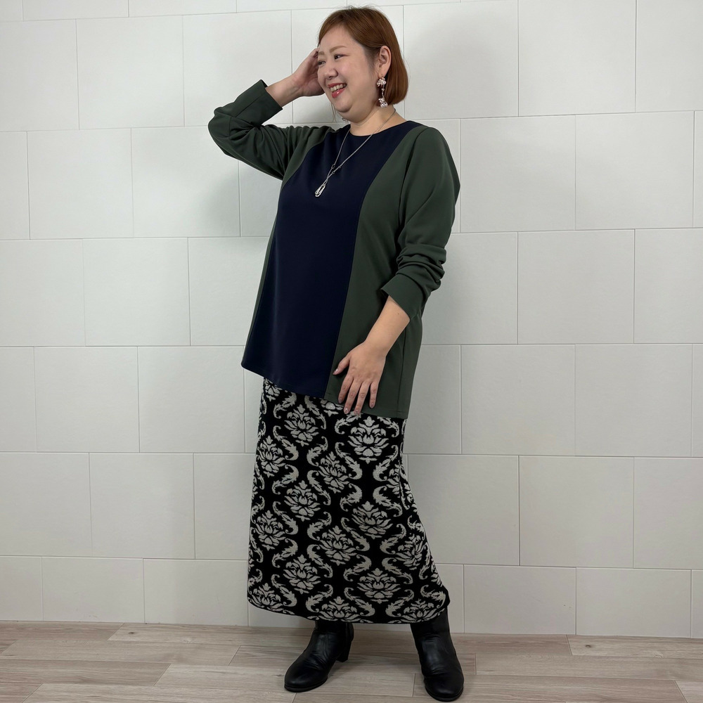 ドライスーティング配色チュニック15