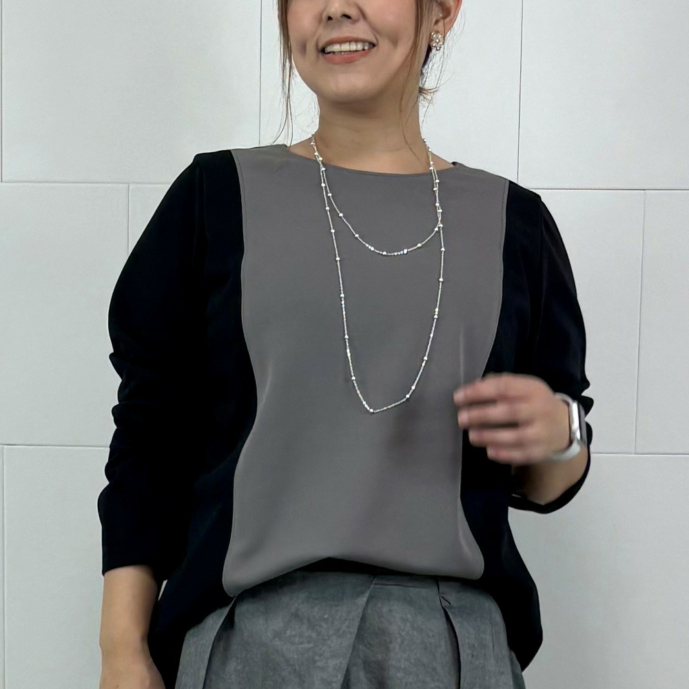 ドライスーティング配色チュニック1