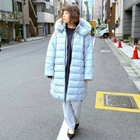 ファイバーダウンロングコート