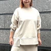 鹿の子ダンボールニットプルオーバー