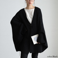 大きいサイズ レディース ワイドドルマンニットカーディガン