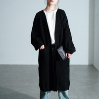 大きいサイズ レディース リブニットトッパーカーディガン