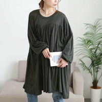 ティアードビッグチュニックTシャツ大きいサイズ レディース 