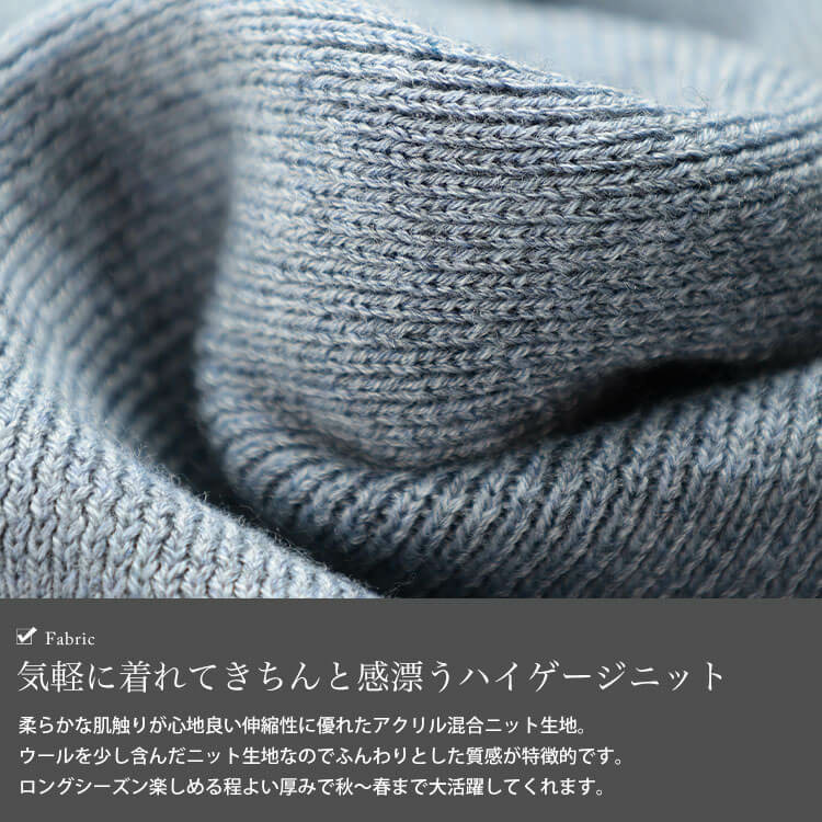 大きいサイズ レディース ボリュームスリーブキーネックニット5