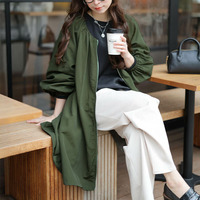 大きいサイズ レディース 撥水ギャザー裾ドロストロングブルゾン