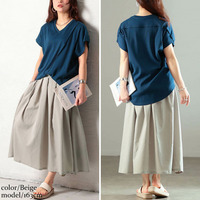 大きいサイズ レディース ドッキングタックワンピース