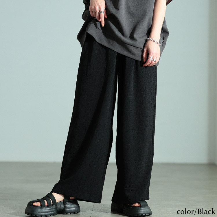 大きいサイズ レディース 冷感ワイドパンツ6