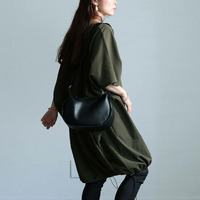 大きいサイズ レディース 楊柳Vネックドローコードドルマンチュニック