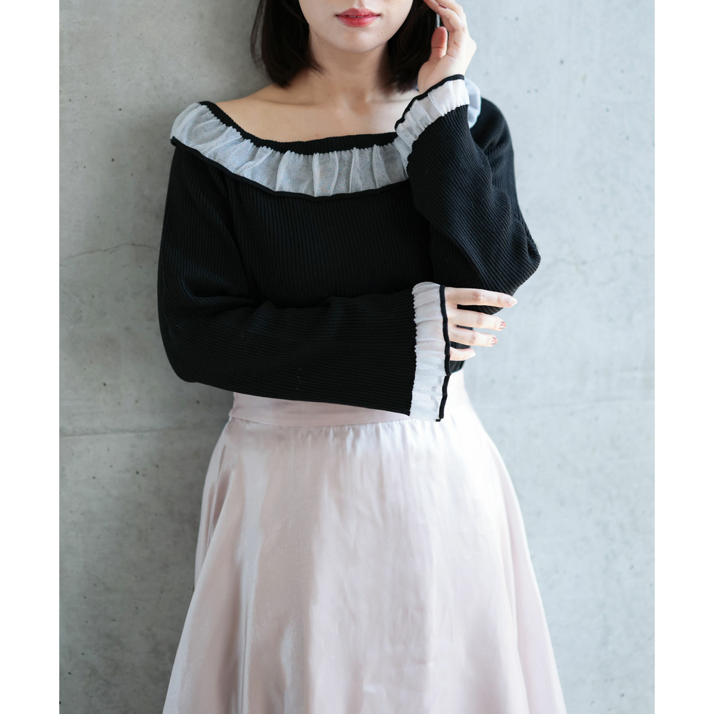 大きいサイズ レディース サテンフレアスカート9