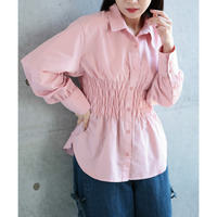 大きいサイズ レディース ブロードシャーリングシャツ