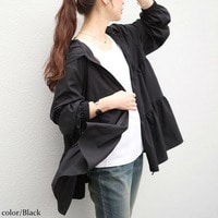 接触冷感＆UVカット＆耐塩素ティアードラッシュガード 大きいサイズ レディース