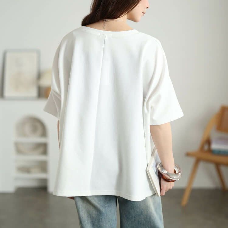 接触冷感&UVカット&吸水速乾ロゴプリントTシャツ 大きいサイズ レディース13