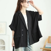 ダブルボタンワイドジャケット