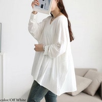 異素材ペプラムワイドチュニックTシャツ