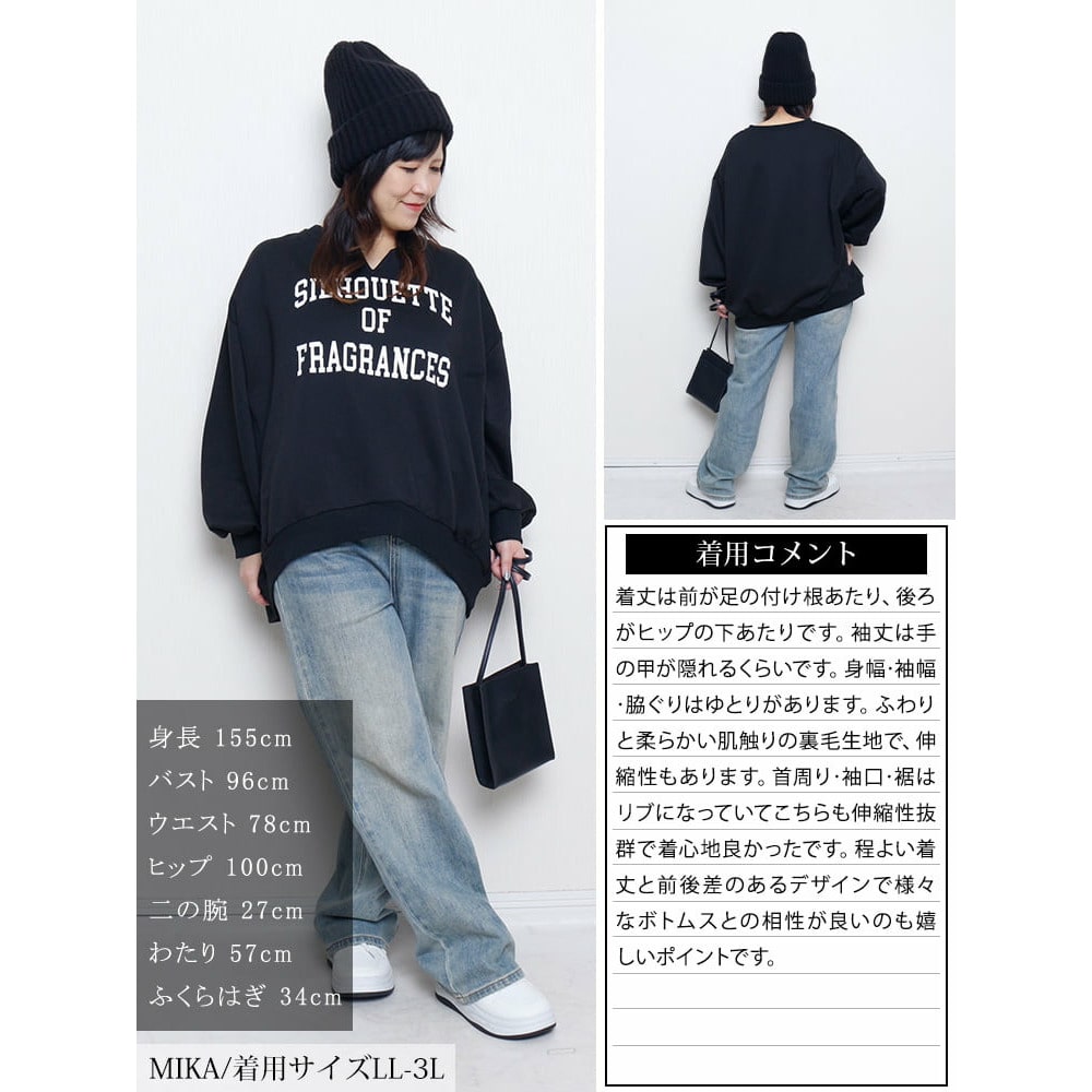 カレッジロゴキーネックスウェットプルオーバー15