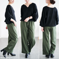 大きいサイズ レディース ワイドパンツ