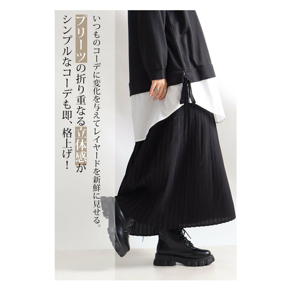 ペチコートプリーツキャミソールワンピース8