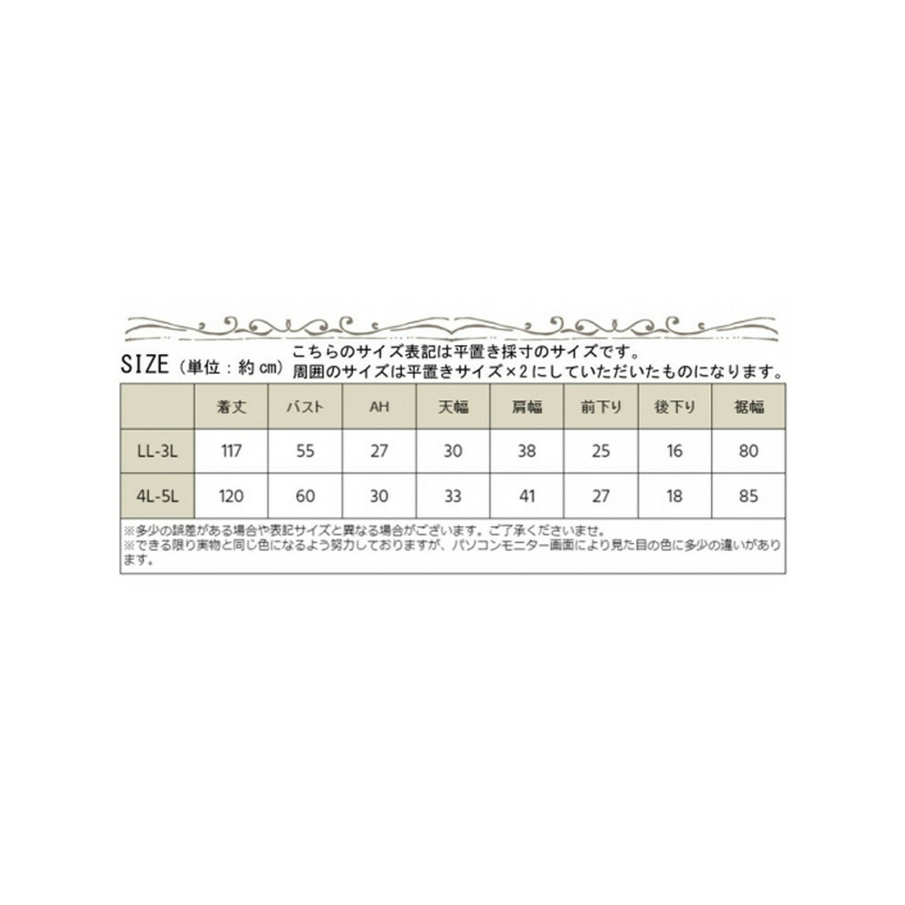 大きいサイズ レディース タック入りVネックロングワンピース20