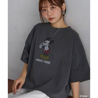 ミッキープリントTシャツ