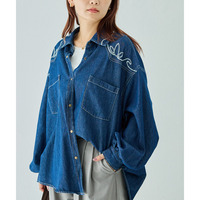 エンブロイダリーデニムシャツ