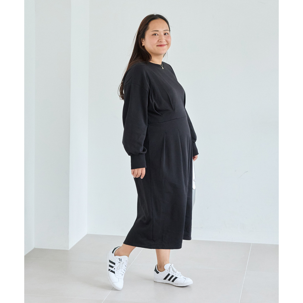 【好機能シリーズ】吸湿発熱/静電気防止/ポンチタックワンピース28