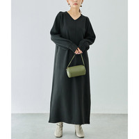 スポンジニットワンピース