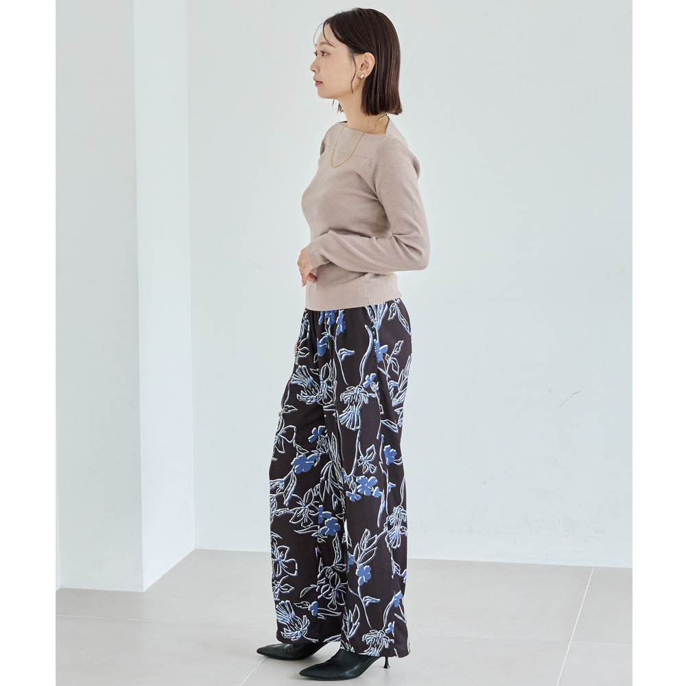 スラッシュネックニットプルオーバー15