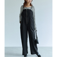 フロントファスナーサロペット