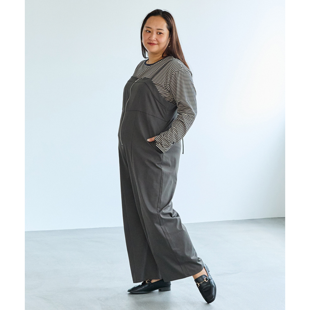 フロントファスナーサロペット29